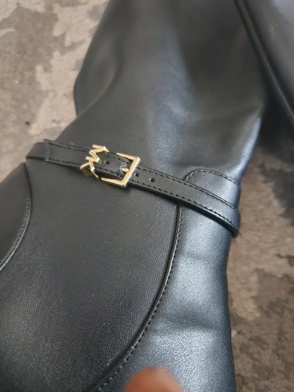 Michael Kors tall boots, leather and synthetic